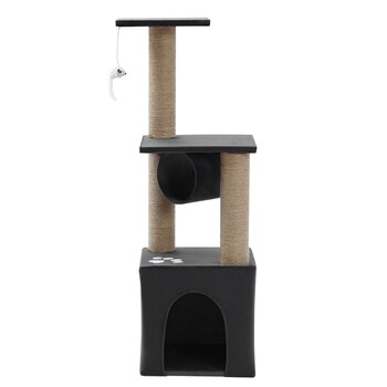Paws & Claws Catsby Elsternwick Cat Tree 30X30X65cm Charcoal