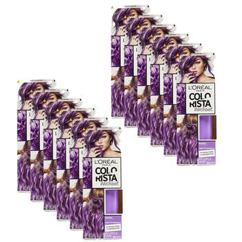 12PK Loreal Paris Colorista Washout Hair Colour 80ml - Pastel Purple