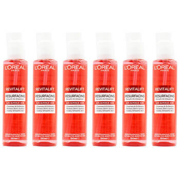 6PK Loreal Revitalift Resurfacing Serum Face Cleanser 150ml 