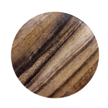 Lemon & Lime Matte Melamine Side Plate 20cm Endwood Grain