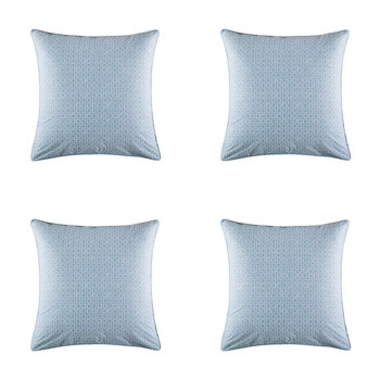 4PK Kas Australia Winsley Euro Throw Pillowcase 65x65cm - Multicoloured
