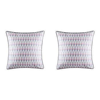 2PK Kas Australia Baxter Euro Throw Pillowcase 65x65cm - Multicoloured