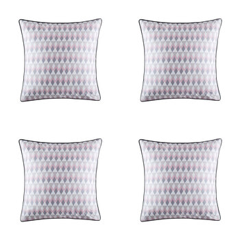 4PK Kas Australia Baxter Euro Throw Pillowcase 65x65cm - Multicoloured
