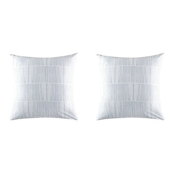 2PK Kas Australia Maxo Euro Throw Pillowcase 65x65cm - Blue