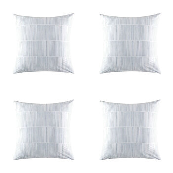 4PK Kas Australia Maxo Euro Throw Pillowcase 65x65cm - Blue