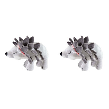 2PK Kas Kids Porcupine Plush Toy 33x21cm - Multicoloured