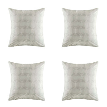 4PK Kas Australia Adele Euro Throw Pillowcase 65x65cm - Multicoloured