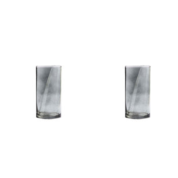 2PK Ben David Flask Flower Vase Large Grey Decorative Home/Lounge Shelf Decor