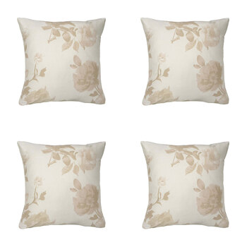 4PK Kas Australia Firenza Euro Throw Pillowcase 65x65cm - Multicoloured