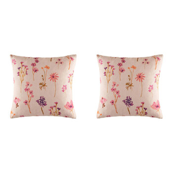 2PK Kas Australia Tess Filled Cushion Decor Square 50x50cm - Multicoloured