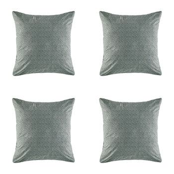 4PK Kas Australia Dandy Euro Throw Pillowcase 65x65cm - Denim