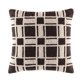 Kas Australia Chuck Filled Cushion Decor Square 50x50cm - Black