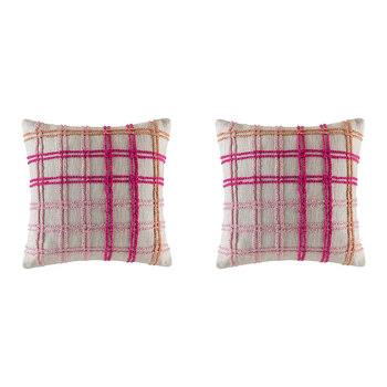 2PK Kas Australia Baron Filled Cushion Decor Square 50x50cm - Lolly