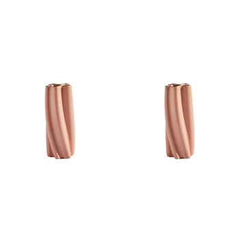 2PK Ben David Swirl Flower Vase Small Pink Home/Lounge Decor