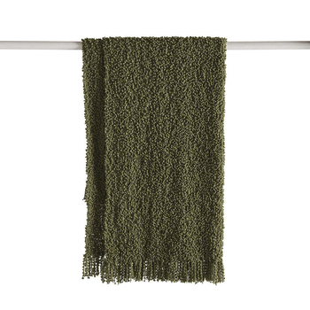 Kas Australia Rye Throw Blanket Home/Bedroom Decor 130x170cm Moss