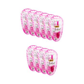 10x 2PK Bic Miss Soleil 3 Blade Womens Disposable Shaver/Razor w/Vitamin E
