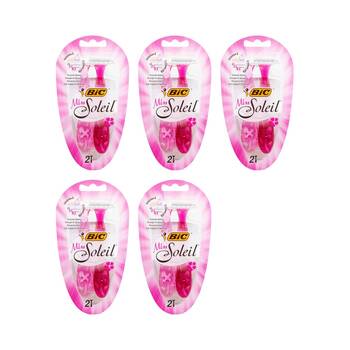 5x 2PK Bic Miss Soleil 3 Blade Womens Disposable Shaver/Razor w/Vitamin E