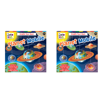 2PK Craft For Kids Create Your Own Planet Mobile Activity Kit 5y+