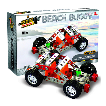 119pc Construct IT DIY Beach Buggy Toy w/ Tools Kit Kids 8y+