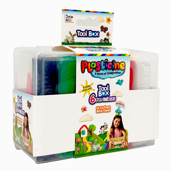 Craft For Kids Plasticine Tool/Work Box Kids Craft Clay Kit 3y+