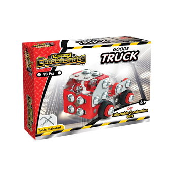 Construct IT Constructables Car/Train/Truck/Go-Cart Toy Kids 8+ Red Asst