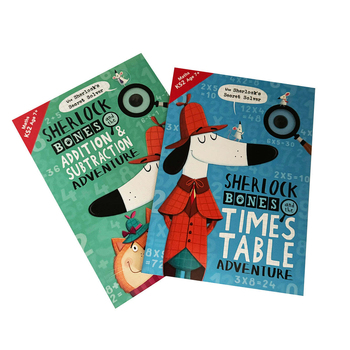 2pc Promotional Sherlock Bones Book Collection Set 6-9Y+