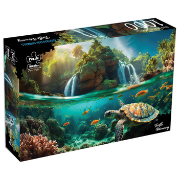 1000pc Puzzle Master Turtle Discovery Jigsaw Puzzle 70x50cm