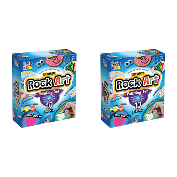 2PK Craft For Kids Ultimate Rock Painting Kids DIY Art Kit 8y+