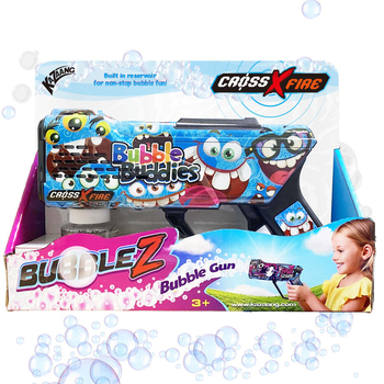 Kazaang CrossXFire BubbleZ Gun Kids Toy - Bubble Buddies 3y+
