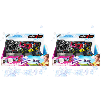 2PK Kazaang CrossXFire BubbleZ Gun Kids Toy - Monster Truck 3y+