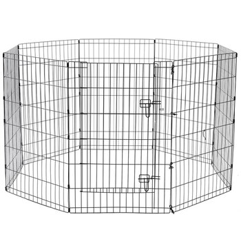 8pc Paws & Claws Pet Play Pen 8 Sided Large 61x91cm