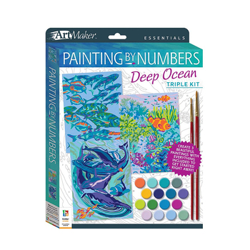 Art Maker Essentials: Painting by Numbers Deep Ocean Art/Craft Kit 