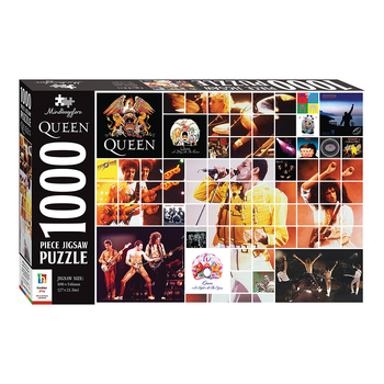 Mindbogglers 1000pc Jigsaw Puzzle Queen Band Theme 