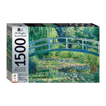 Mindbogglers Platinum 1500pc Jigsaw Puzzle: Bridge Over a Pond 