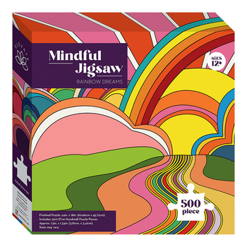 Elevate Mindful 500pc Jigsaw Puzzle: Rainbow Dreams 