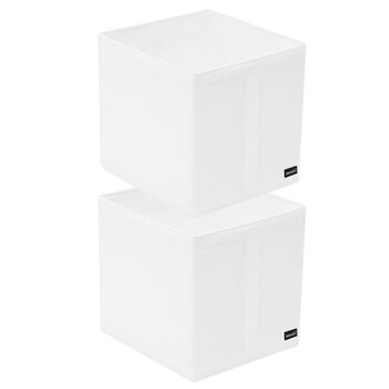 2PK Boxsweden Kloset Storage Cube Lge 34X31X33cm White
