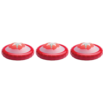 3PK Cuisena 13cm Fresh Fruit/Veggie Keeper Silicone Pod - Red