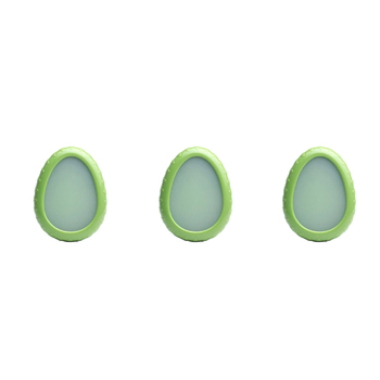 3PK Cuisena Fresh Avocado Keeper Silicone Pod Container - Green