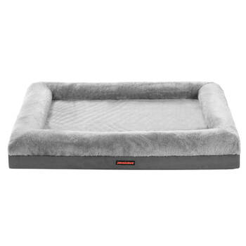 Paws & Claws Winston Walled Pet Bed 103x76cm - Grey