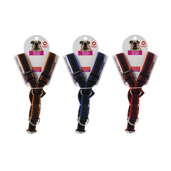 3PK Paws & Claws Premium Reflective Edge Pet Harness 2.5x50-70cm Assorted