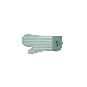 Cuisena Silicone & Fabric Oven Glove Stripe - Green