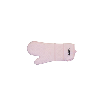 Cuisena Silicone & Fabric Kitchen Oven Glove - Pale Pink