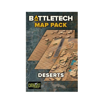 6pc Catalyst Game Labs BattleTech Map Set 18x56cm - Deserts