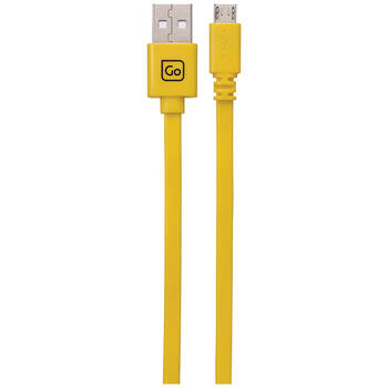 2M Go Travel Micro USB Cable - Yellow