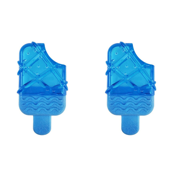 2PK Rosewood Cooling Ice Cream Pet Dog Refreshing Treat Interactive Play Toy Blue