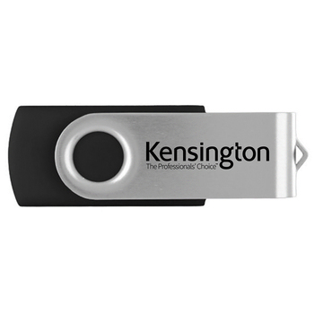 Kensington USB 2.0 Swivel Flash Drive 32GB Memory - Black