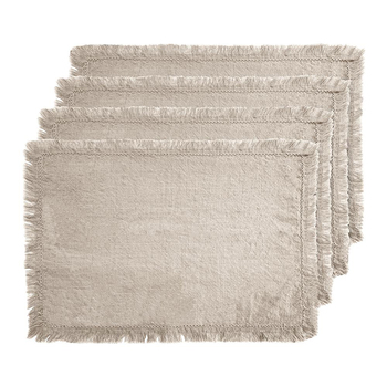 4pc J.Elliot Avani 33x48cm Placemat Sandstone