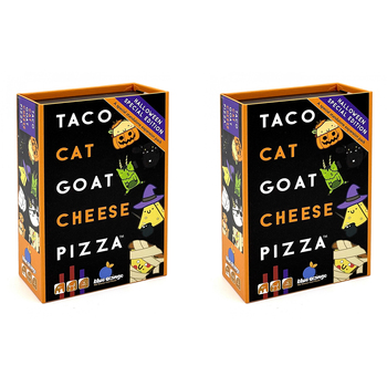 2PK Blue Orange Games Taco Cat Goat Cheese Pizza Halloween Edition
