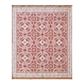 J.Elliot Home Marley Throw Rug 160x200cm Bubblegum Multicolour