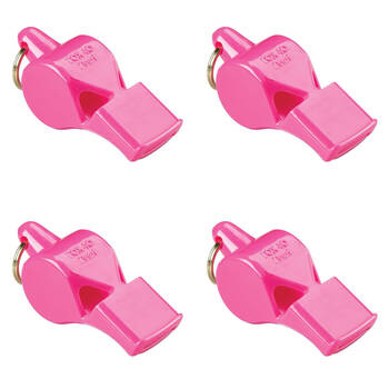 4PK Fox 40 Summit Pearl Whistle Outdoor Sports Accessory Pink